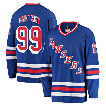 WAYNE GRETZKY NEW YORK RANGERS FANATICS MEN'S HERITAGE BREAKAWAY JERSEY