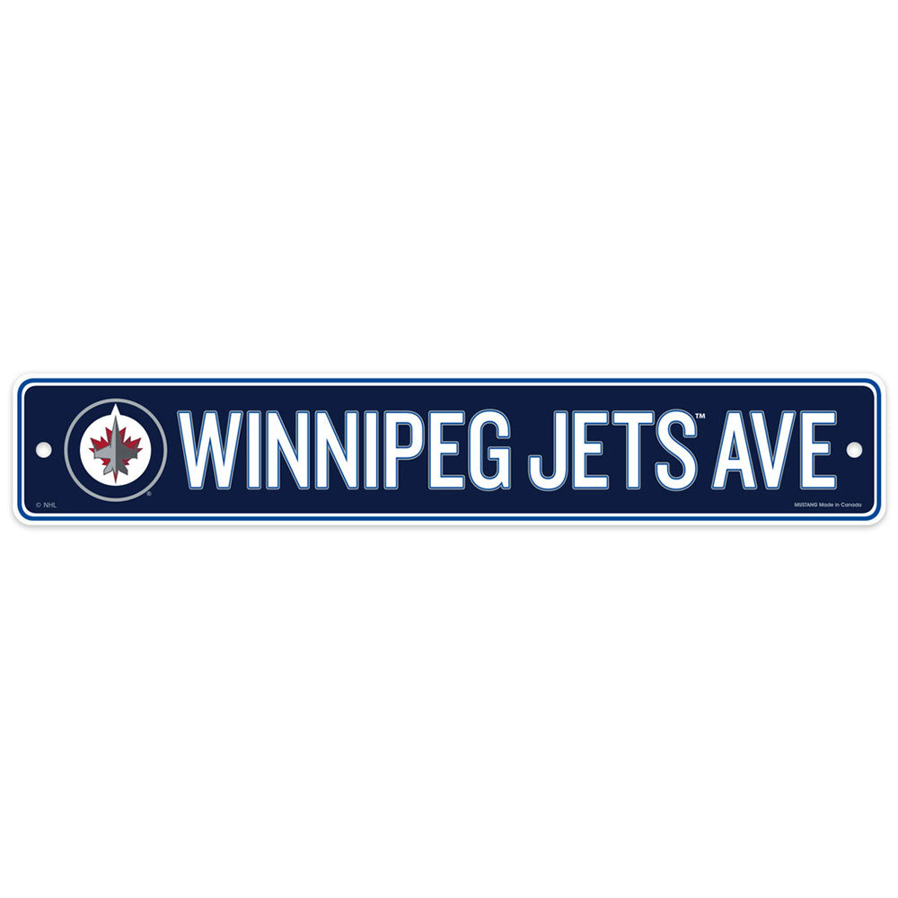 WINIPEG JETS STREET SIGN 4X23