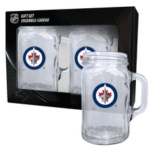 WINNIPEG JETS 16OZ MASON MUGS - 2 PACK