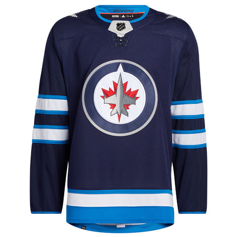 NHL Winnipeg Jets Home Adidas Goalie Cut Jersey