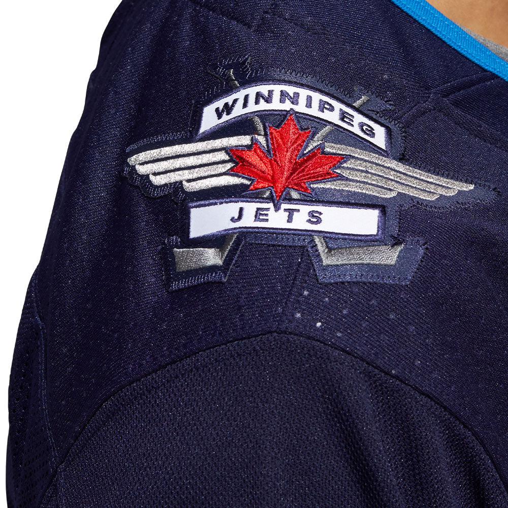 Men's Adidas Mark Scheifele Navy Winnipeg Jets 2021/22 Alternate Primegreen Authentic Pro Player Jersey