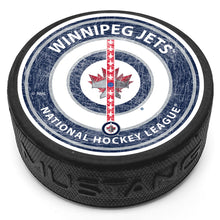 WINNIPEG JETS CENTRE ICE PUCK