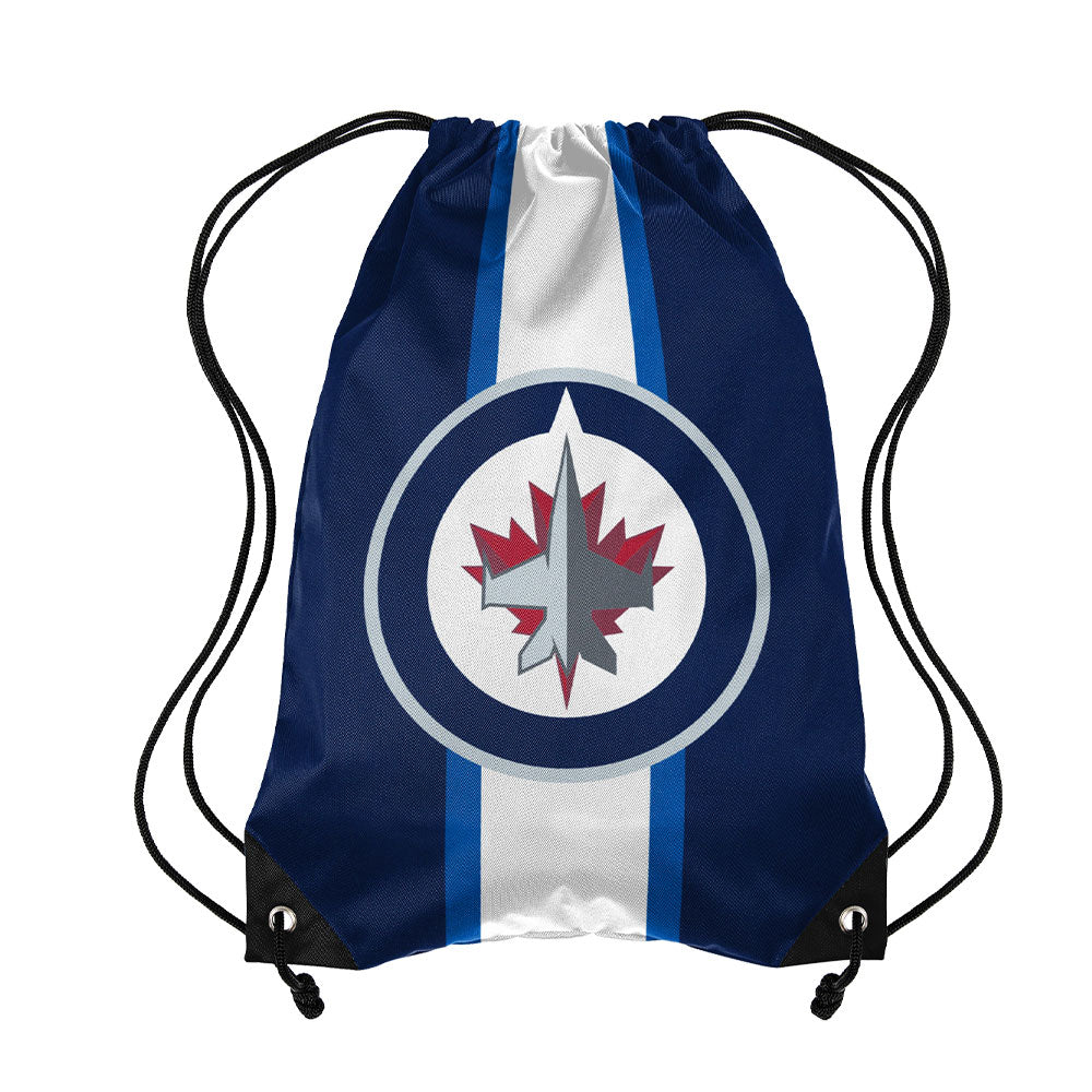WINNIPEG JETS DRAWSTRING LOGO BAG
