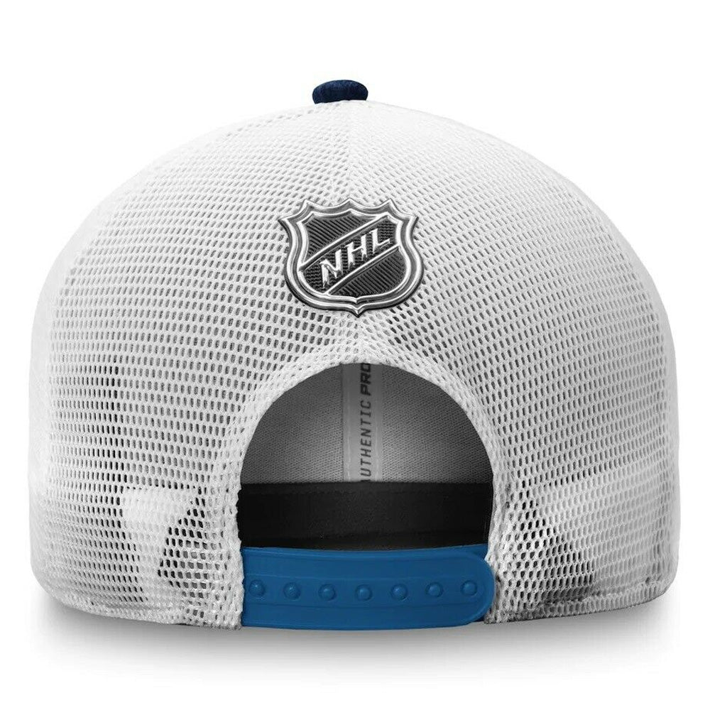 WINNIPEG JETS FANATICS MEN'S AP LOCKER ROOM STRUCTURED ADJUSTABLE MESH HAT