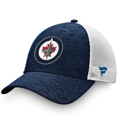 WINNIPEG JETS FANATICS MEN'S AP LOCKER ROOM STRUCTURED ADJUSTABLE MESH HAT