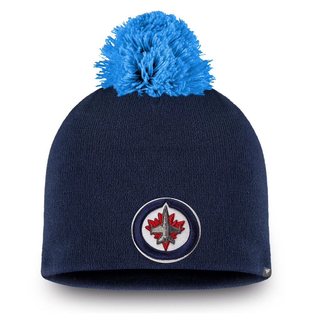 WINNIPEG JETS FANATICS WOMEN'S BEANIE WITH POM TOQUE