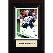 Winnipeg Jets NHL Card Plaque 4X6 - Mark Scheifele
