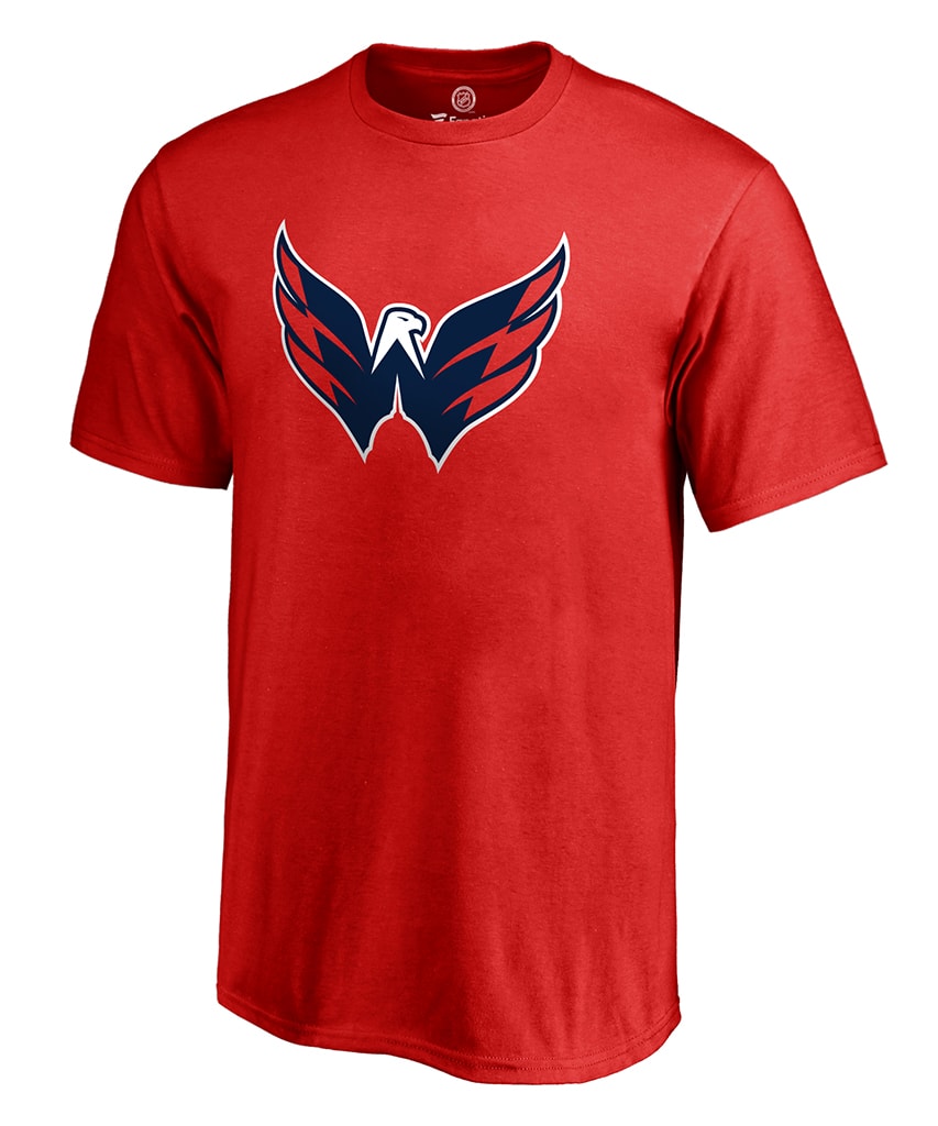 WASHINGTON CAPITALS FANATICS MEN'S PRIMARY LOGO T SHIRT