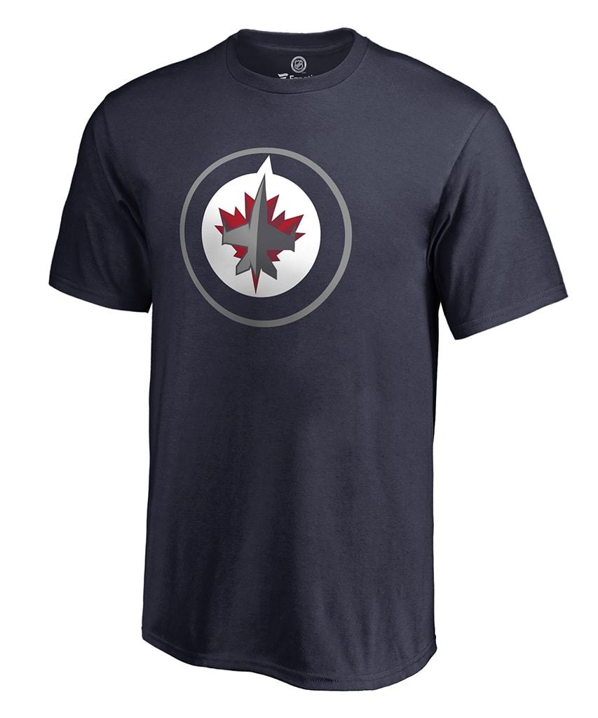 WINNIPEG JETS FANATICS MEN'S PRIMARY LOGO T SHIRT