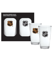 National Hockey League 2Pk 16Oz Mixing Glass Set