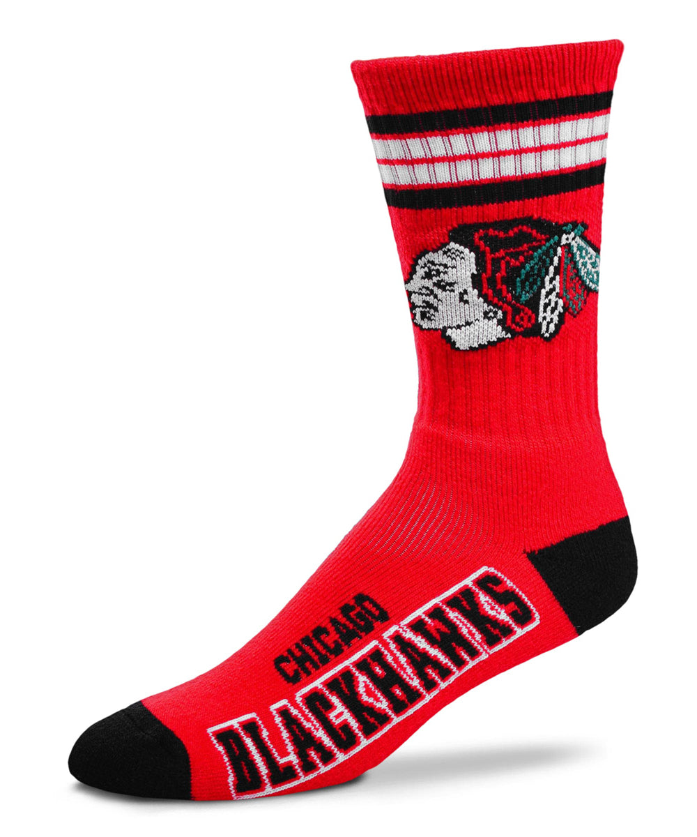 G-Iii Chicago Blackhawks 4 Stripe Deuce Men'S Socks