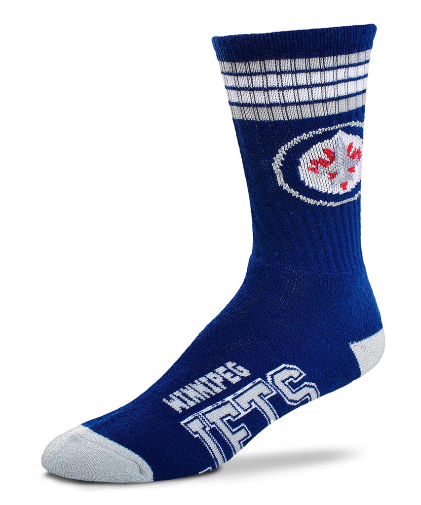 GIII WINNIPEG JETS 4 STRIPE DEUCE MEN'S SOCKS Pro Hockey Life
